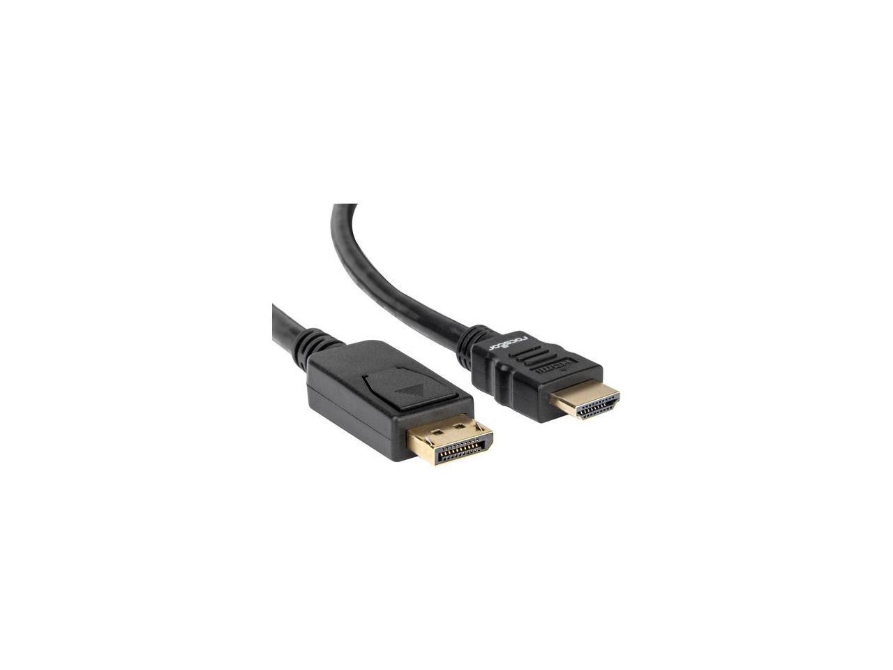 Rocstor DisplayPort/HDMI Audio/Video Cable Y10C261B1 2