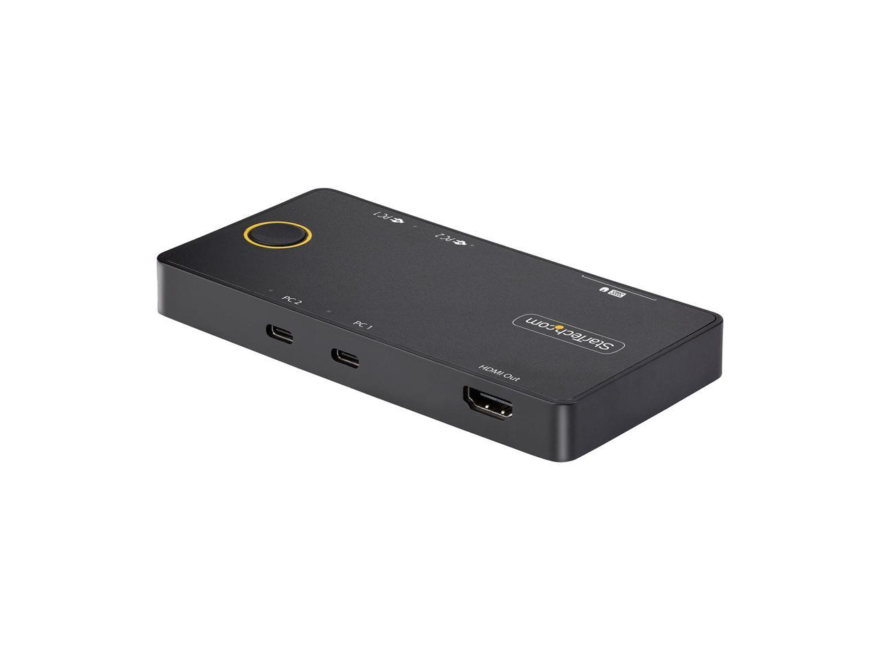 StarTech 2-Port Single Monitor KVM Switchbox C2H46UC2PDKVM 2