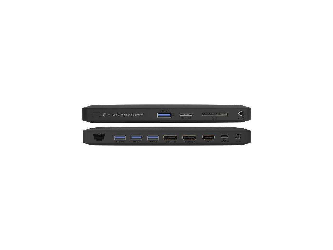 Netpatibles USB-C Triple Display MST Docking Station w/ 100W PD DOSUBC12P01BNP 1