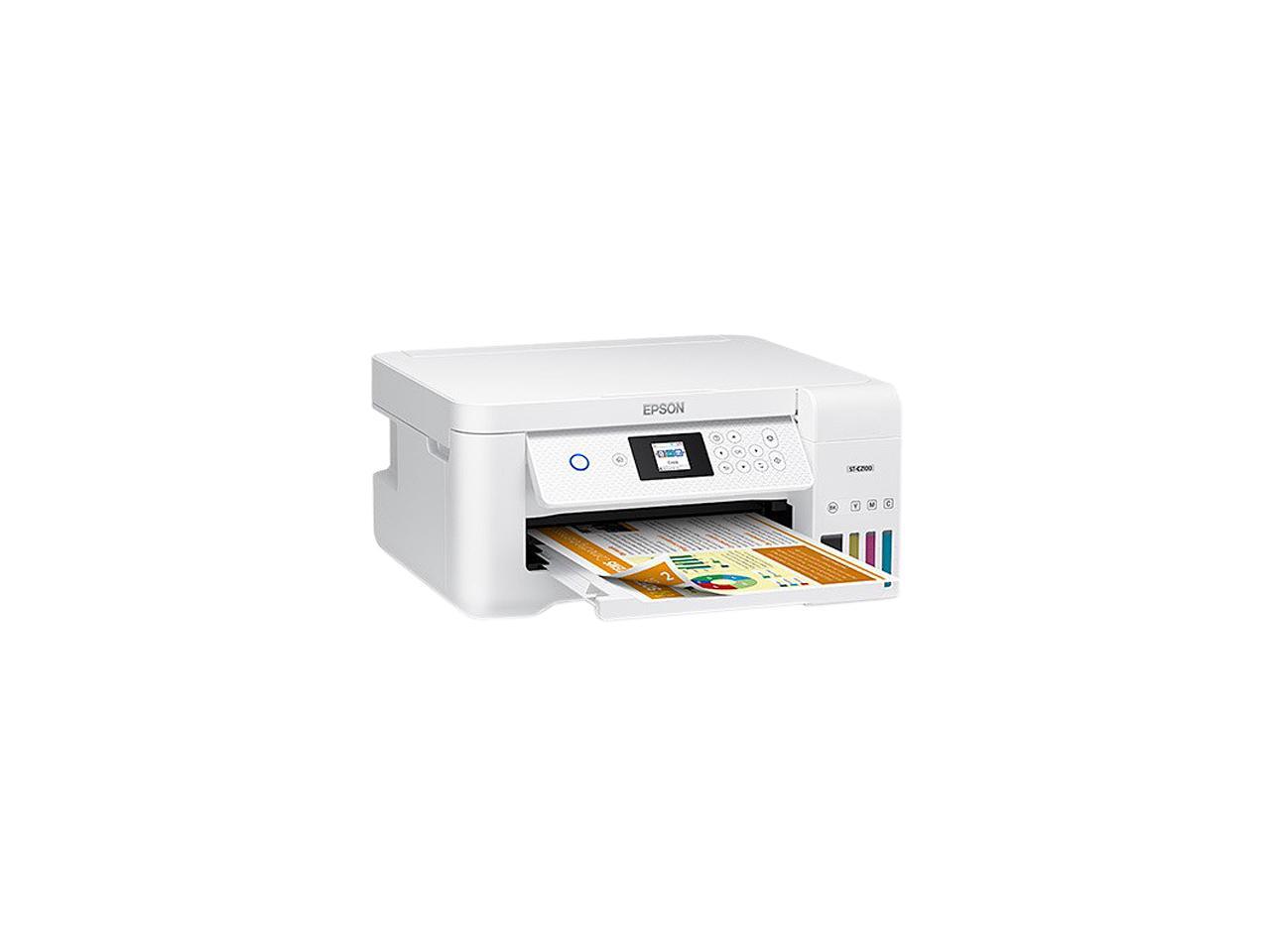 Epson WorkForce ST ST-C2100 Wireless Inkjet Multifunction Printer - Color - Copier/Printer/Scanner - (5760 x 1440 dpi class) - Automatic Duplex Print - Upto 3000 Pages Monthly - 100 sheets Input ... 2