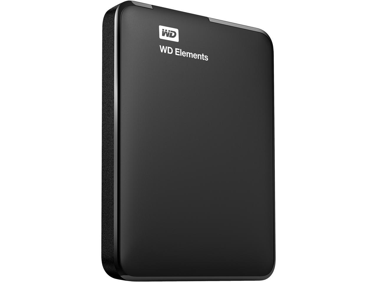 WD 1TB Elements Portable Storage USB 3.0 Model WDBUZG0010BBK-WESN Black 1