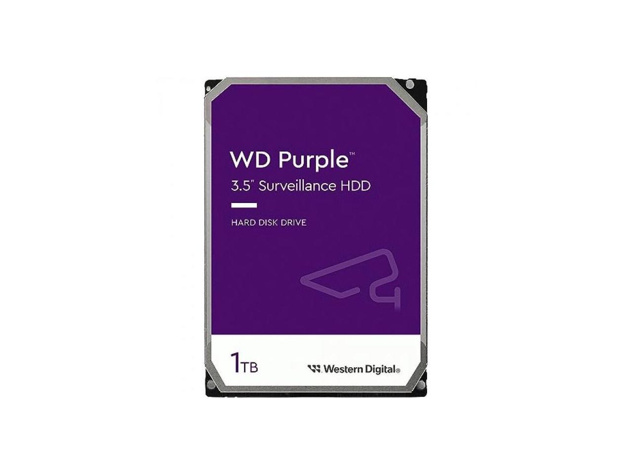 Western Digital 1TB WD Purple Surveillance Internal Hard Drive HDD - SATA 6 Gb/s, 64 MB Cache, 3.5" - WD11PURZ 2