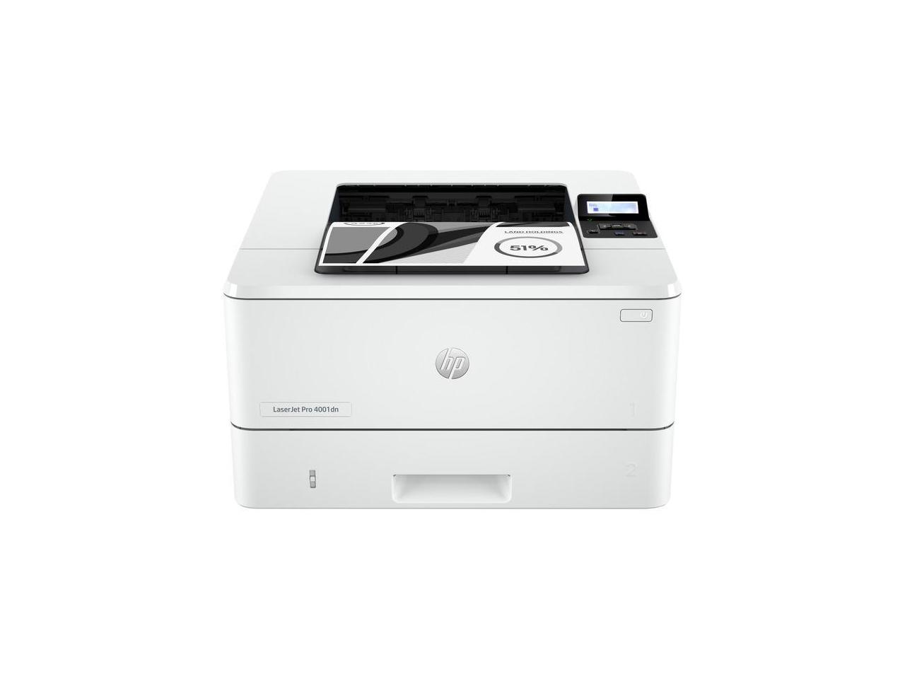 HP LaserJet Pro 4001dn Laser Printer, Black And White Mobile Print Up to 80,000 1