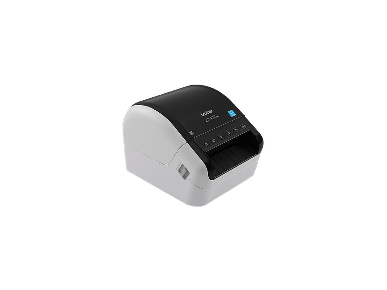 Brother QL-1110NWB 4" Wide Format, Professional Direct Thermal Label Printer, USB, USB Host, Bluetooth 2.1+EDR, Wireless (b/g/n), Ethernet, WirelessDirect, Auto Cutter - White/Black 3