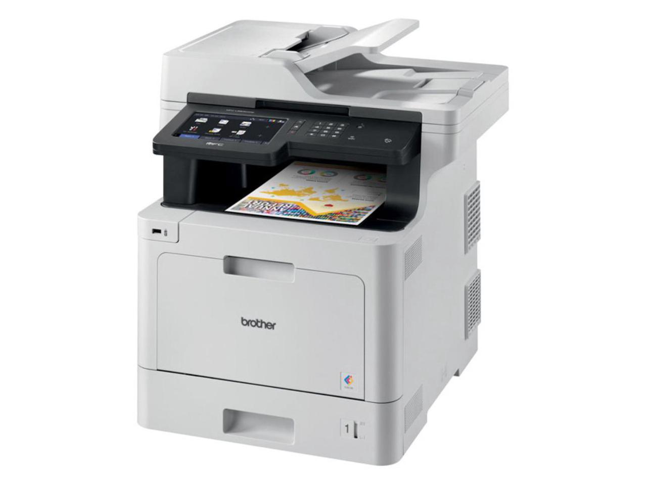 Brother Business Color Laser All-in-One Printer with Low-cost Printing, Duplex Print, Scan, Copy and Wireless Networking Model MFCL8905CDW 1