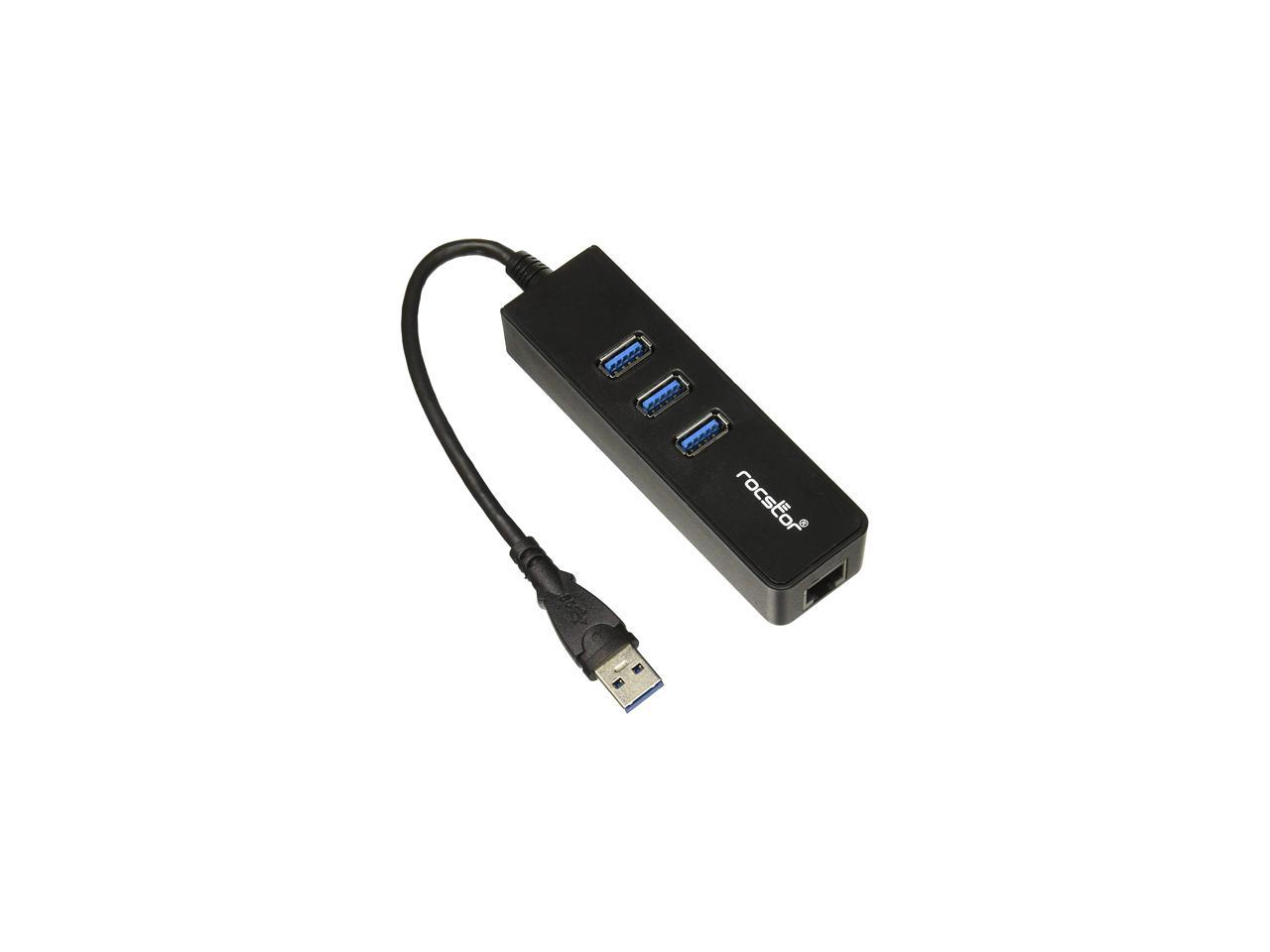 Rocstor Premium 3 Port Portable Usb 3 1