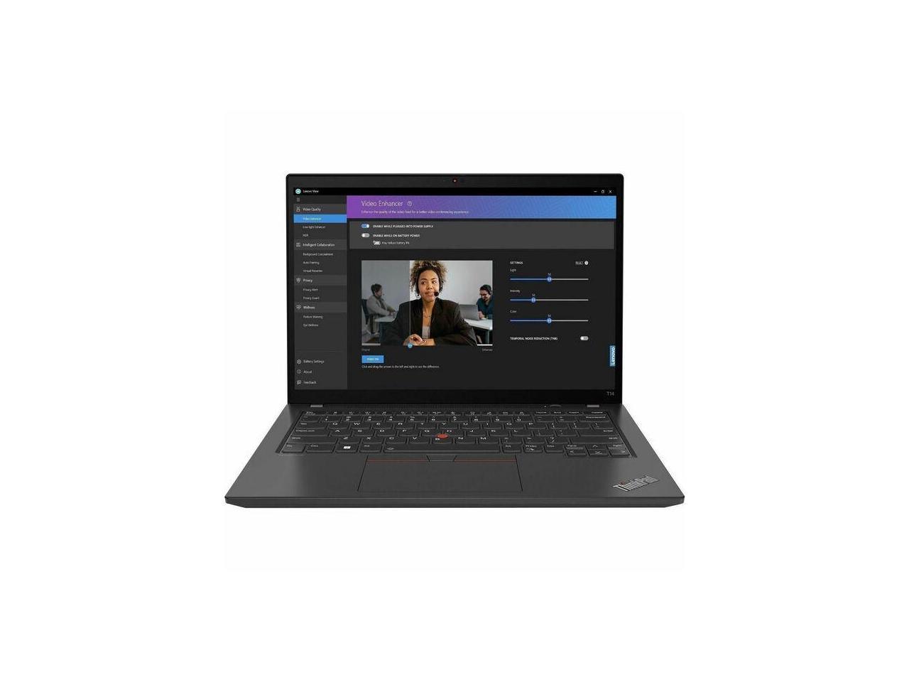 Lenovo ThinkPad T14 Gen 4 21K30006US 14" Touchscreen Notebook - WUXGA - 1920 x 1200 - AMD Ryzen 7 PRO 7840U Octa-core (8 Core) 3.30 GHz - 16 GB Total RAM - 16 GB On-board Memory - 512 GB SSD - Th 1