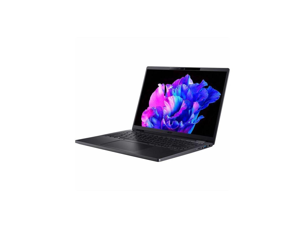 Acer TravelMate P6 14 P614-53T  14" Touchscreen  WUXGA 1920 x 1200 Intel Core i7 13th Gen i7-1355U Deca-core (10 Core) 1.70 GHz - 16 GB Total RAM - 512 GB SSD - Black Model TMP614-53T-715K 3