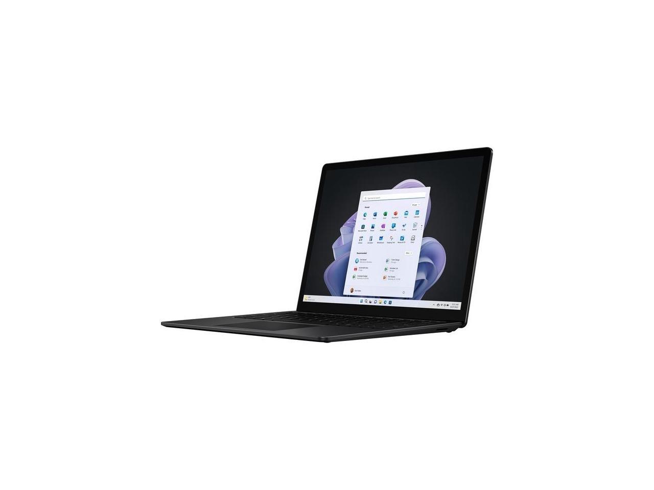 Microsoft Surface Laptop 5 15" Touchscreen Notebook - 2496 x 1664 - Intel Core i7 12th Gen i7-1265U - Intel Evo Platform - 16 GB Total RAM - 512 GB SSD - Matte Black - TAA Compliant - Intel Chip 1