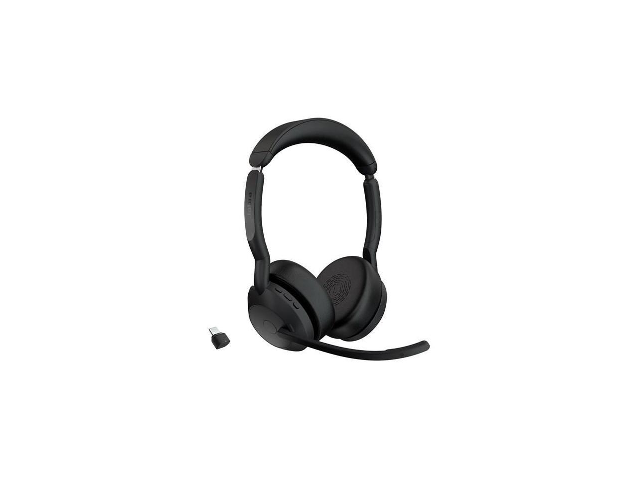 Jabra Evolve2 55 Stereo UC Wireless Headset with Link380c (25599-989-899-01) 1