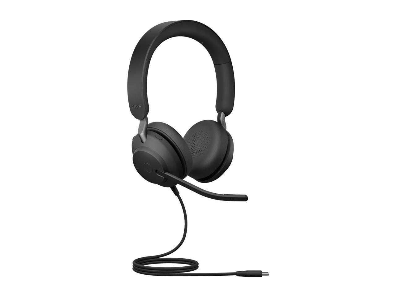 Jabra Evolve2 40 SE UC Stereo - Headset - on-ear - wired - USB-C - noise isolating - Optimised for UC 4