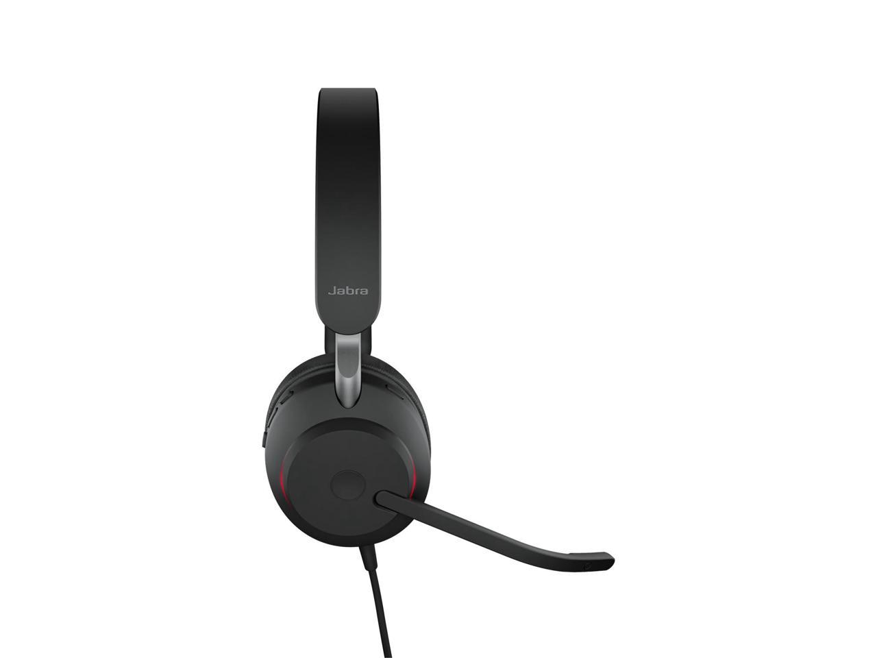 Jabra Evolve2 40 SE UC Stereo - Headset - on-ear - wired - USB-C - noise isolating - Optimised for UC 3