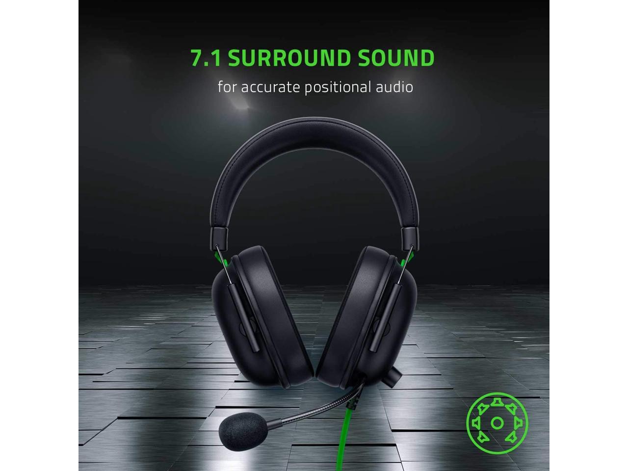 Razer BlackShark V2 X Gaming Headset: 7.1 Surround Sound Capable - 50mm Drivers - Memory Foam Cushion - for PC, PS4, Nintendo Switch - 3.5mm Headphone Jack - Classic Black 4