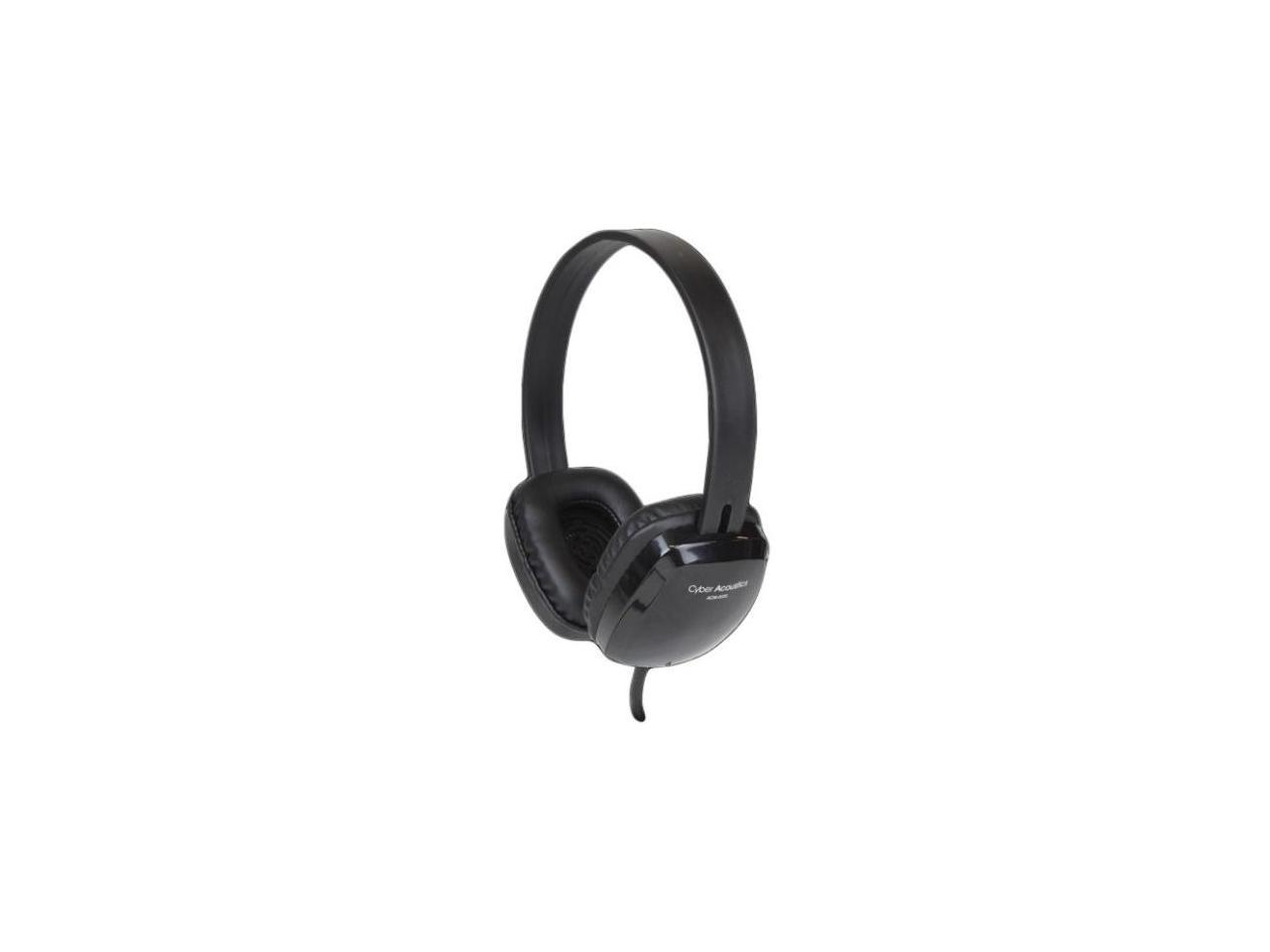 Cyber Acoustics Stereo Headphones Black ACM-6005 1