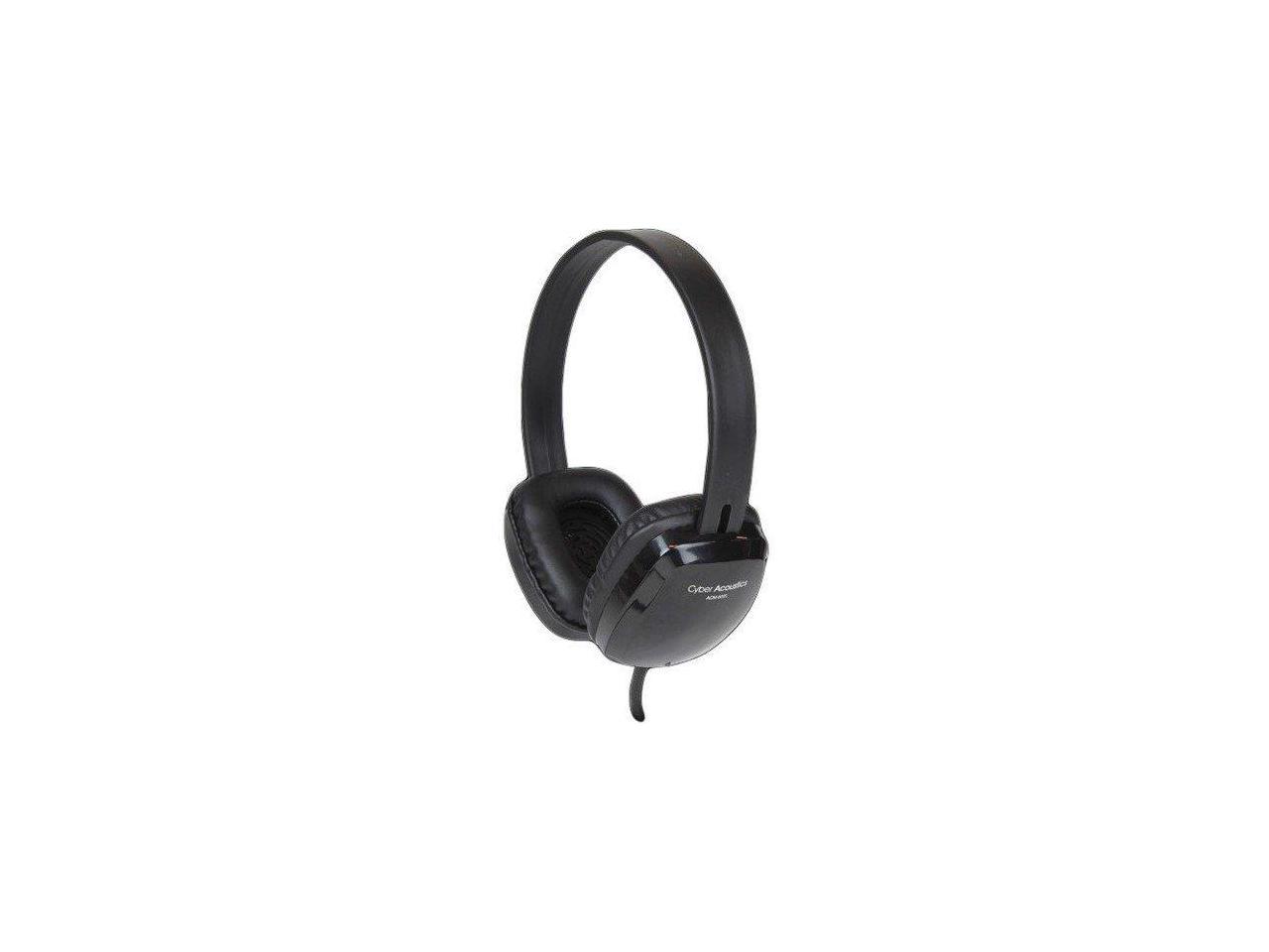 Cyber Acoustics Stereo Headphones Black ACM-6005 2