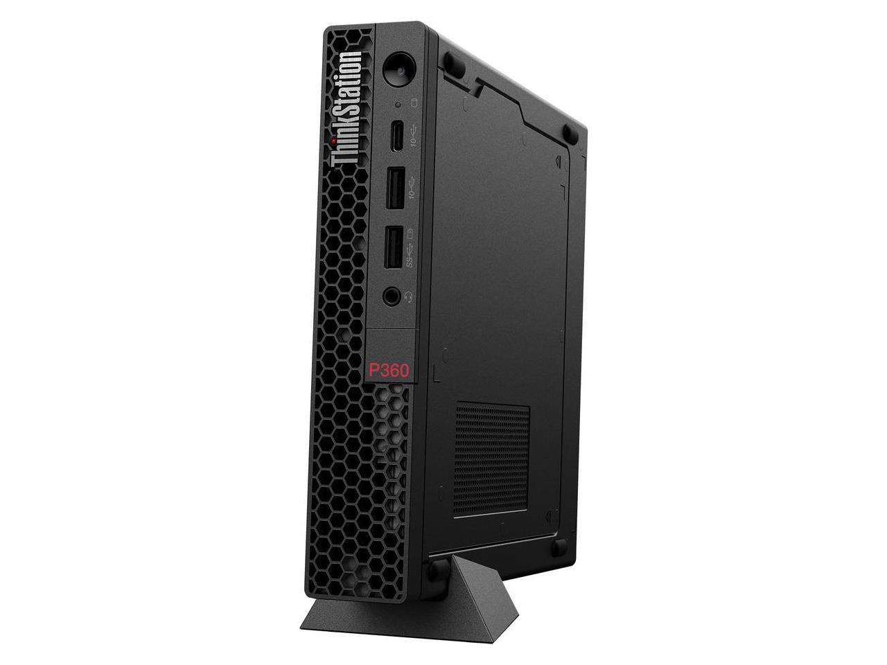 Lenovo ThinkStation P360 30FA001AUS Workstation - 1 x Intel Core i7 Dodeca-core (12 Core) i7-12700 12th Gen 2.10 GHz - 32 GB DDR5 SDRAM RAM - 1 TB SSD - Tiny - Black 1