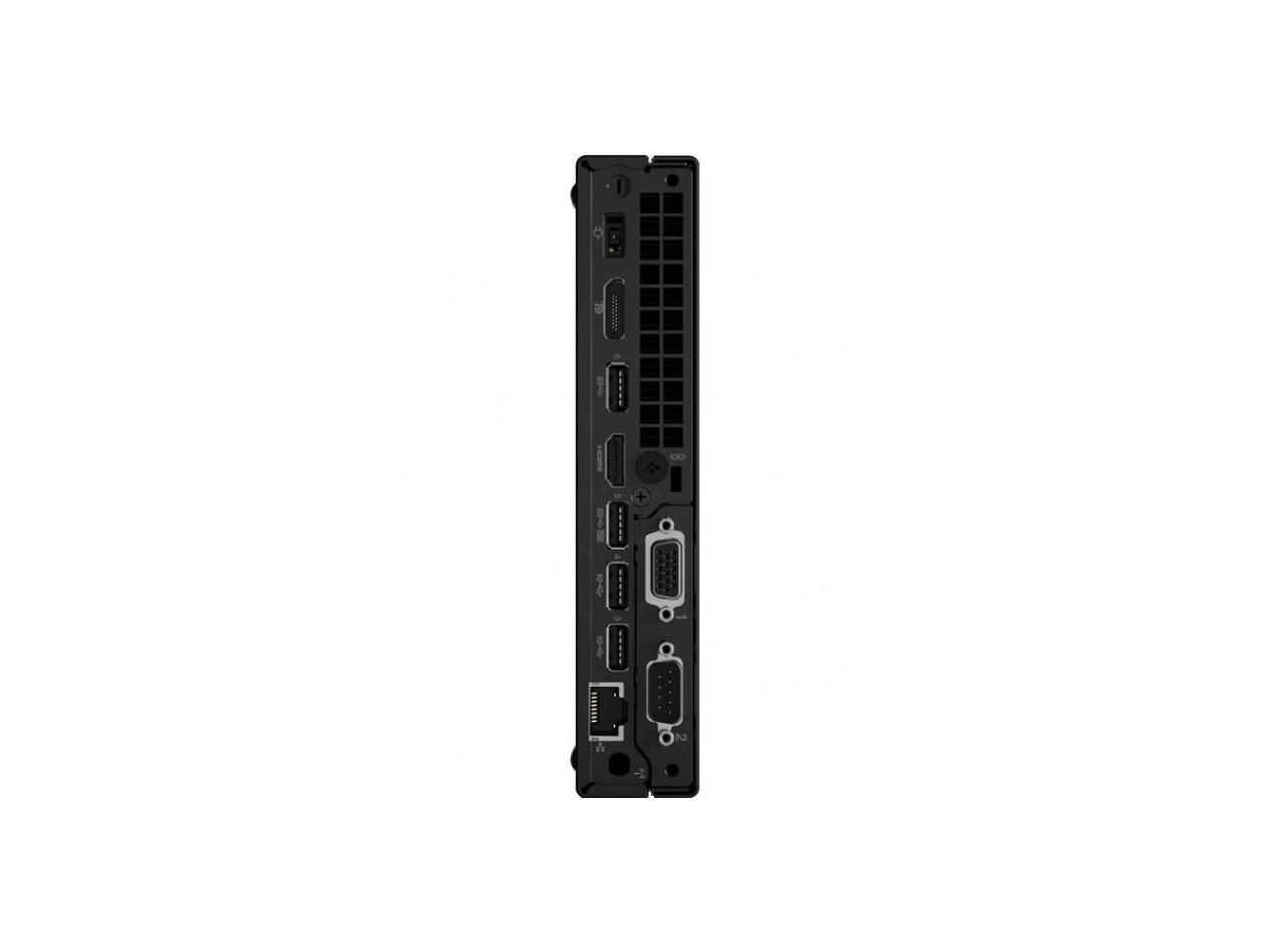 Lenovo ThinkCentre M90q Gen 3 11U5000SUS Desktop Computer - Intel Core i5 12th Gen i5-12500 Hexa-core (6 Core) 3 GHz - 8 GB RAM DDR5 SDRAM - 256 GB M.2 PCI Express SSD - Tiny - Raven Black - Windows 1 4