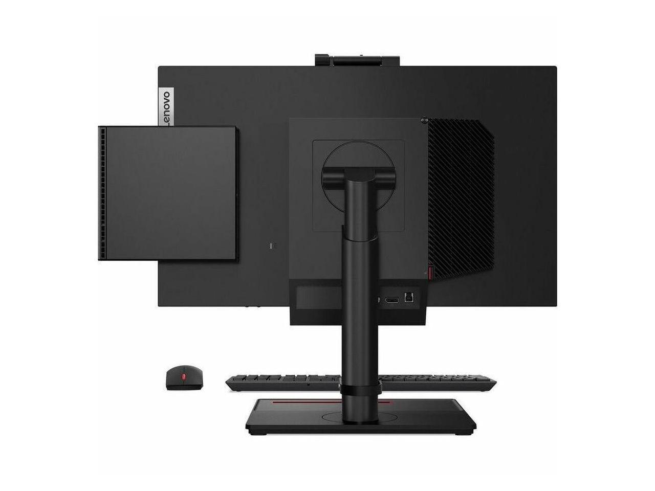 Lenovo ThinkCentre M70q Gen 3 11T300C0US Desktop Computer - Intel Core i5 12th Gen i5-12400T Hexa-core (6 Core) 1.80GHz 16GB RAM 256GB M.2 PCI Express NVMe 4.0 x4 SSD Tiny Black Intel Q670 Chip 4