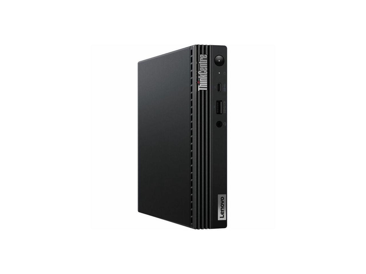 Lenovo ThinkCentre M75q Gen 2 11JN008BUS Desktop Computer - AMD Ryzen 3 PRO 5350GE Quad-core (4 Core) 3.60 GHz - 8 GB RAM DDR4 SDRAM M.2 PCI Express NVMe SSD - Tiny - Black - AMD PRO 500 Chip - Window 1