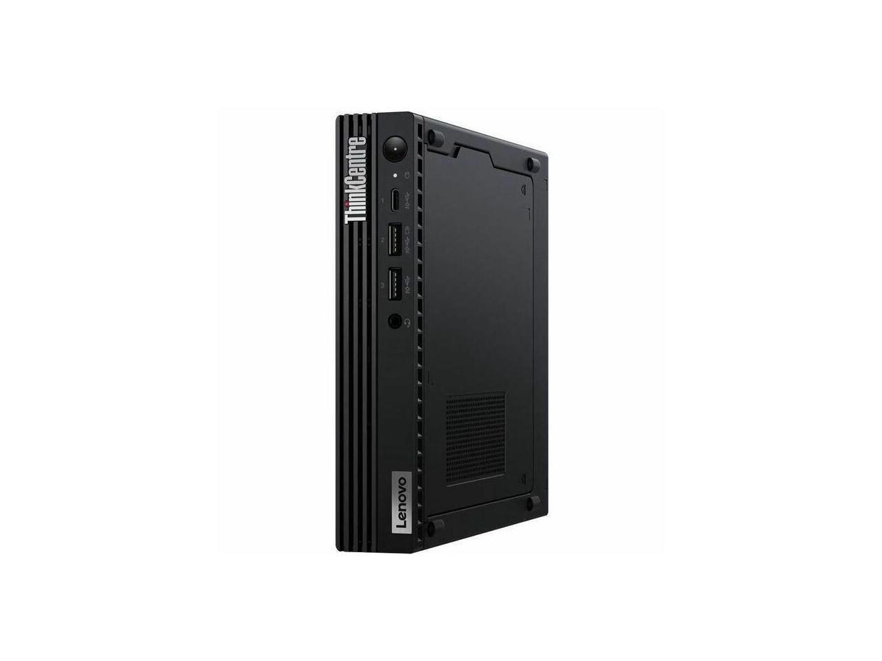 Lenovo ThinkCentre M90q Gen 3 11U50069US Desktop Computer - Intel Core i5 12th Gen i5-12500 Hexa-core (6 Core) 3 GHz - 16 GB RAM DDR5 SDRAM - 256 GB M.2 PCI Express NVMe 4.0 x4 SSD - Tiny - Black - In 1