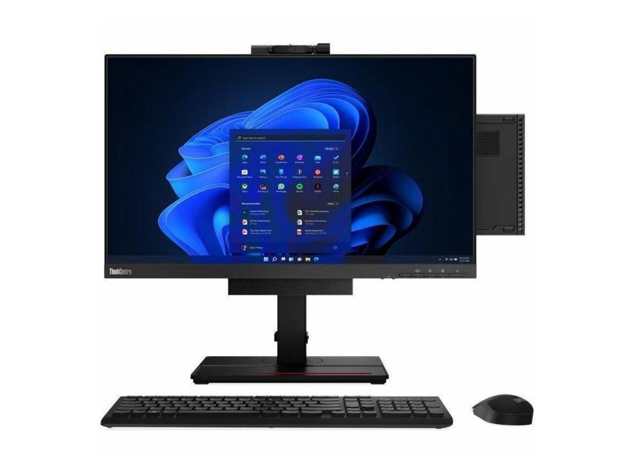 Lenovo ThinkCentre M90q Gen 3 11U50069US Desktop Computer - Intel Core i5 12th Gen i5-12500 Hexa-core (6 Core) 3 GHz - 16 GB RAM DDR5 SDRAM - 256 GB M.2 PCI Express NVMe 4.0 x4 SSD - Tiny - Black - In 2