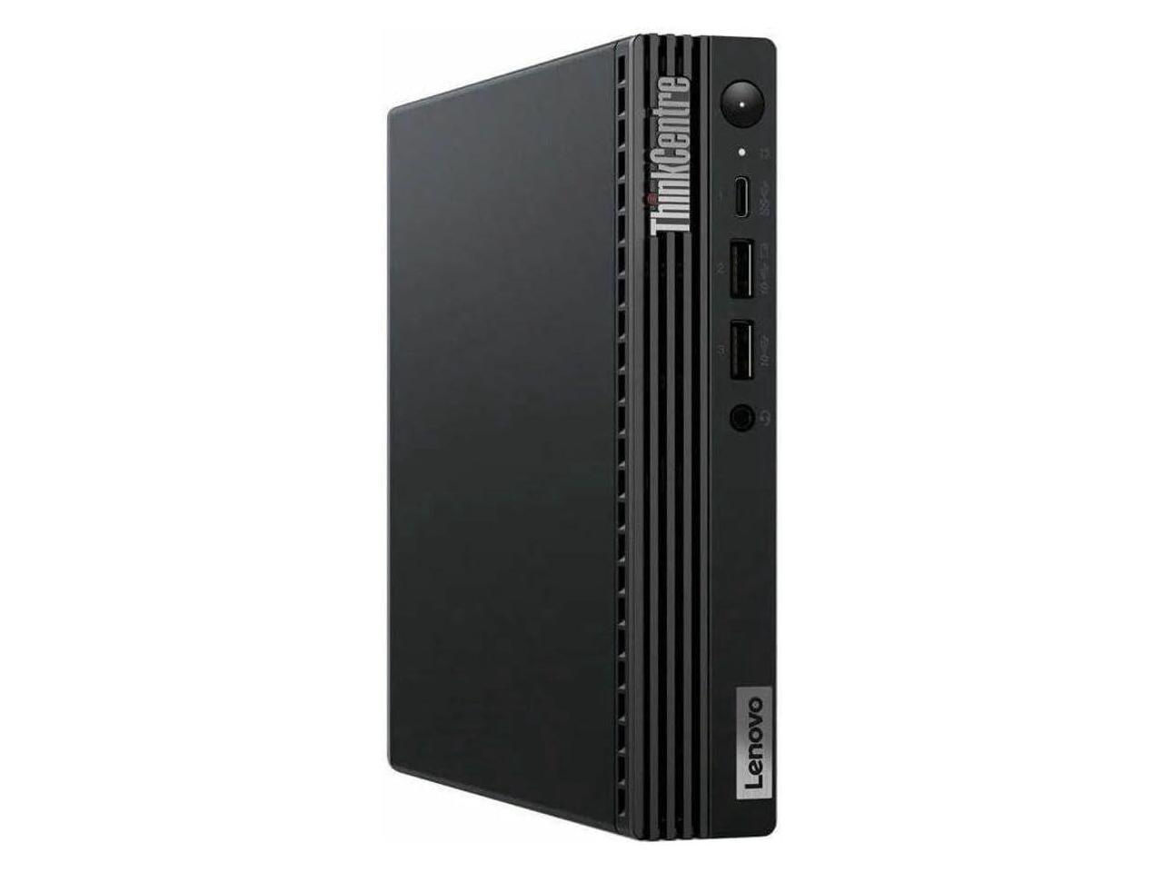 Lenovo ThinkCentre M70q Gen 4 12E3004YUS Desktop Computer - Intel Core i5 13th Gen i5-13400T Deca-core (10 Core) 1.30 GHz - 16 GB RAM DDR4 SDRAM - 512 GB M.2 PCI Express NVMe 4.0 x4 SSD - Tiny - Black 2