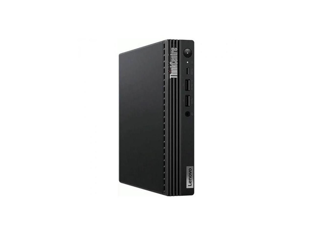 Lenovo ThinkCentre M70q Gen 4 12E3004YUS Desktop Computer - Intel Core i5 13th Gen i5-13400T Deca-core (10 Core) 1.30 GHz - 16 GB RAM DDR4 SDRAM - 512 GB M.2 PCI Express NVMe 4.0 x4 SSD - Tiny - Black 1