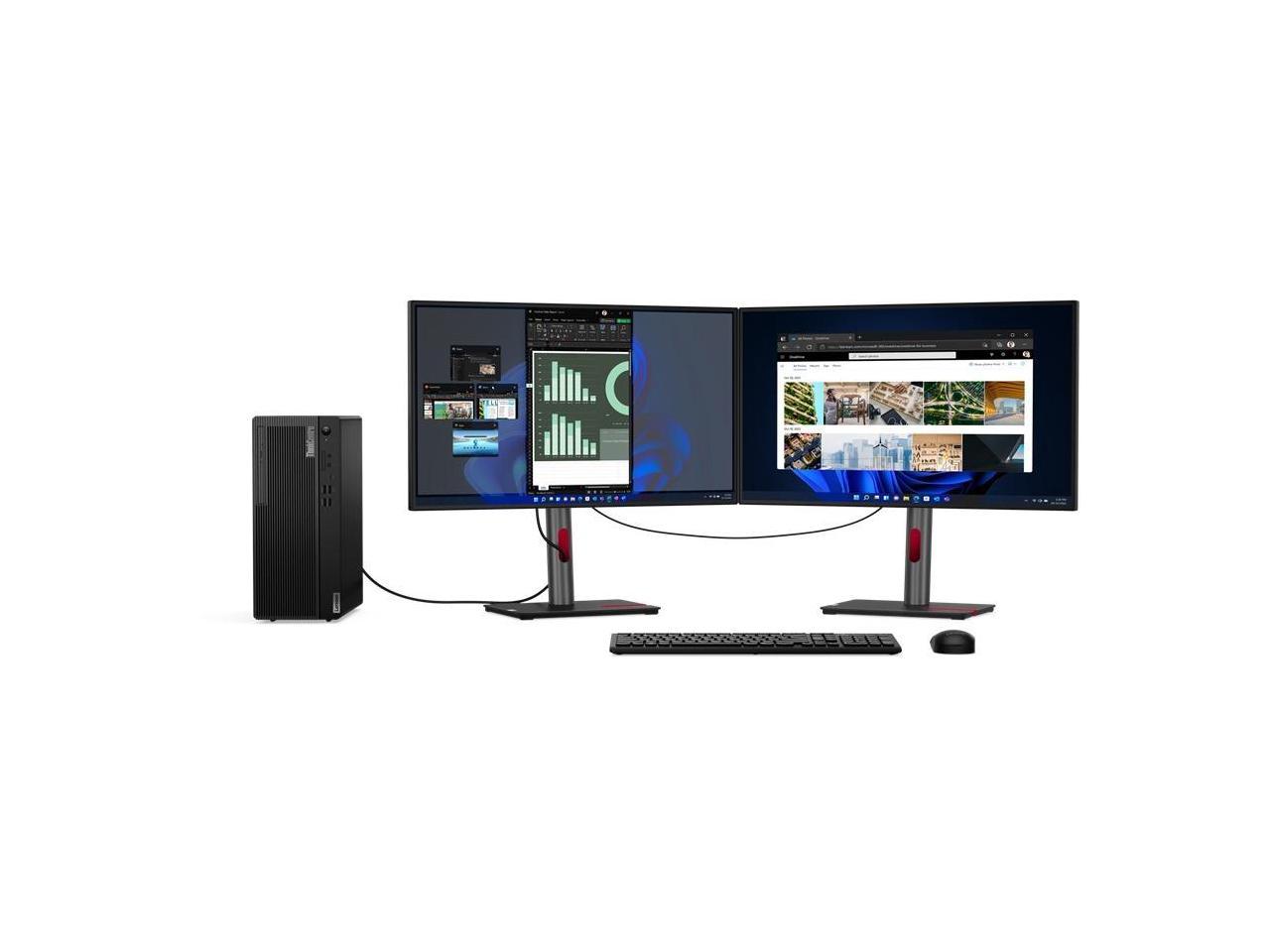 Lenovo ThinkCentre M80t Gen 3 11TE000PUS Desktop Computer - Intel Core i9 12th Gen i9-12900 Hexadeca-core (16 Core) - 16 GB RAM DDR5 SDRAM - 1 TB NVMe M.2 PCI Express PCI Express NVMe 4.0 x4 SSD - Tow 3