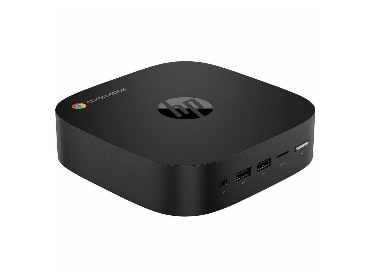 HP Chromebox G4 Chromebox - Intel Celeron 7305 Penta-core (5 Core) 1.10 GHz - 4 GB RAM DDR4 SDRAM - 64 GB Flash Memory Capacity - Desktop Mini - Intel Chip - ChromeOS - Intel UHD Graphics DDR4 SDRAM - 5