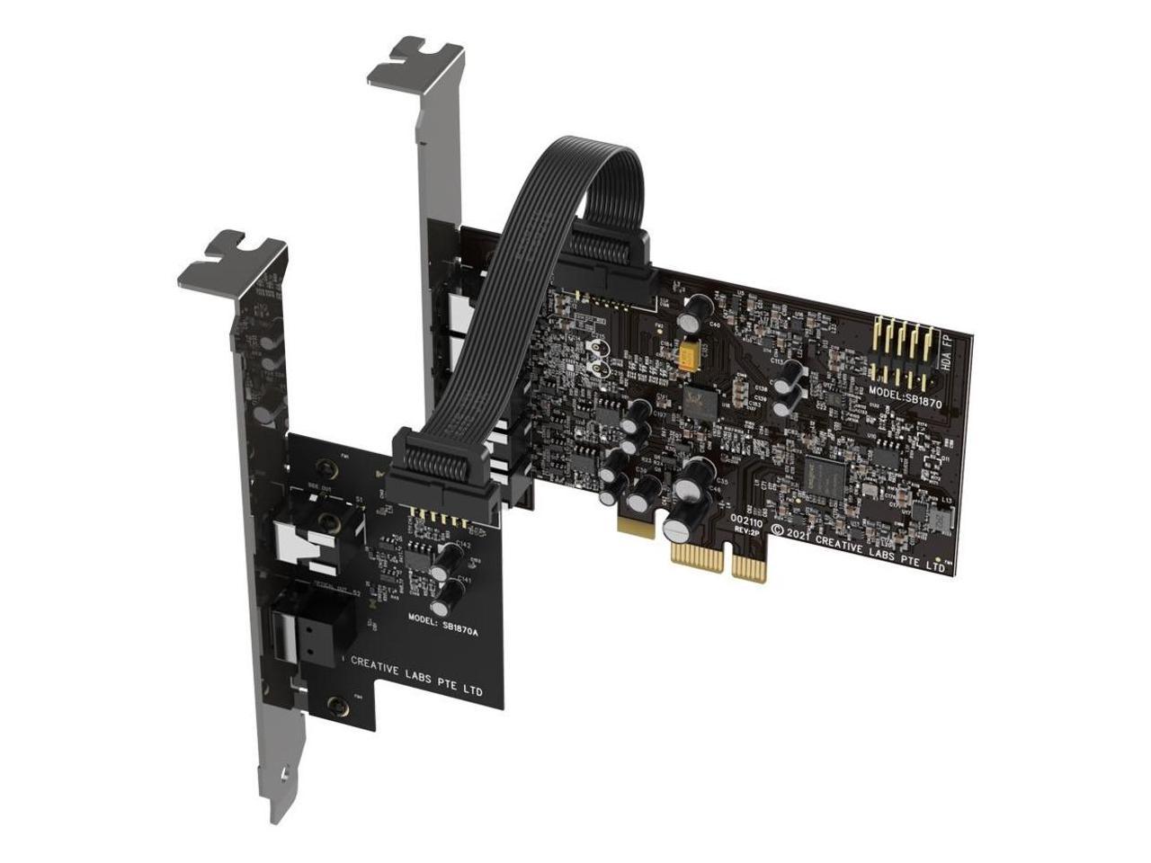 Creative Sound Blaster Audigy Fx V2 Upgradable Hi-res PCI-e Sound Card with 5.1 Discrete and Virtual Surround, Scout Mode, SmartComms Kit for PC 4