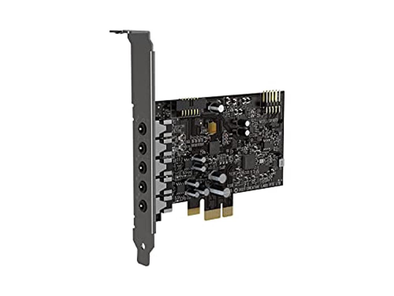 Creative Sound Blaster Audigy Fx V2 Upgradable Hi-res PCI-e Sound Card with 5.1 Discrete and Virtual Surround, Scout Mode, SmartComms Kit for PC 1