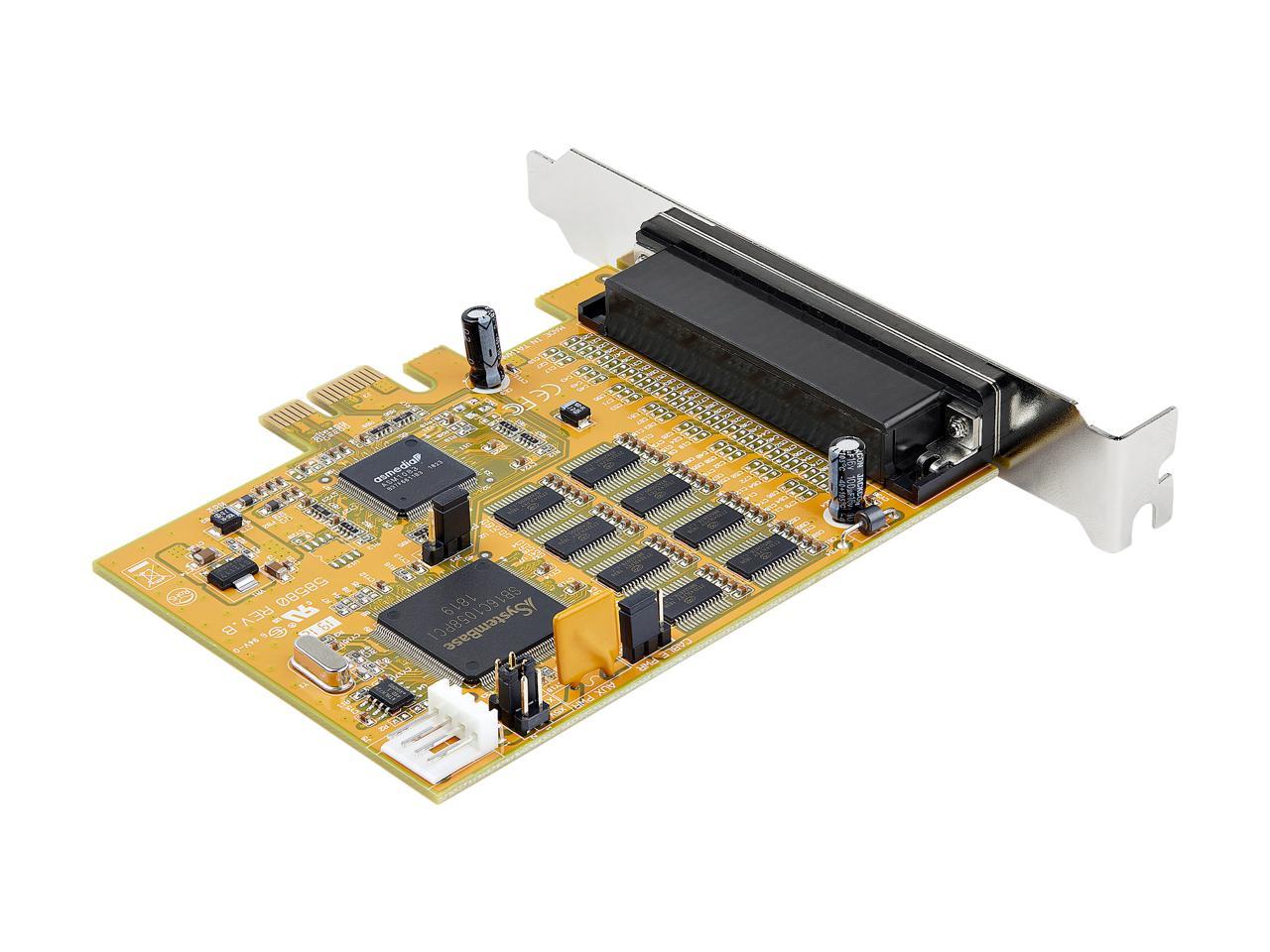 StarTech 8-Port PCI Express RS232 Serial Adapter Card PEX8S1050 4