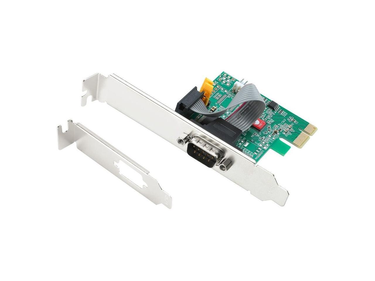 SIIG DP Cyber RS-232 1S PCIe Card 250Kbps JJE20611S1 3