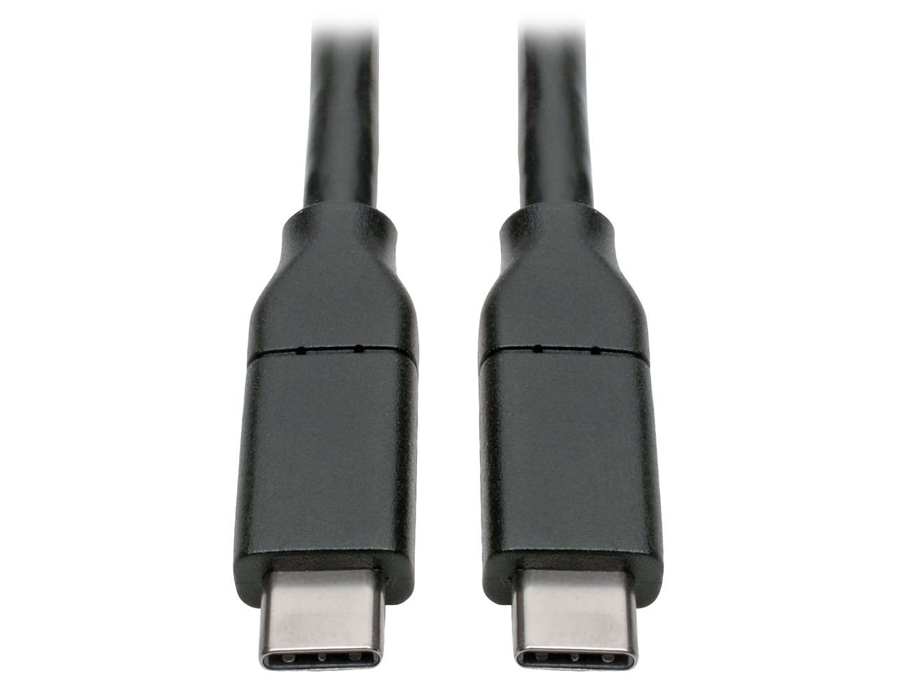 TRIPP LITE U040-C13-C-5A TRIPP LITE USB C TO USB C CABLE (M/M), USB 2.0, PD CHARGING CABLE 5A (100W), 480 1