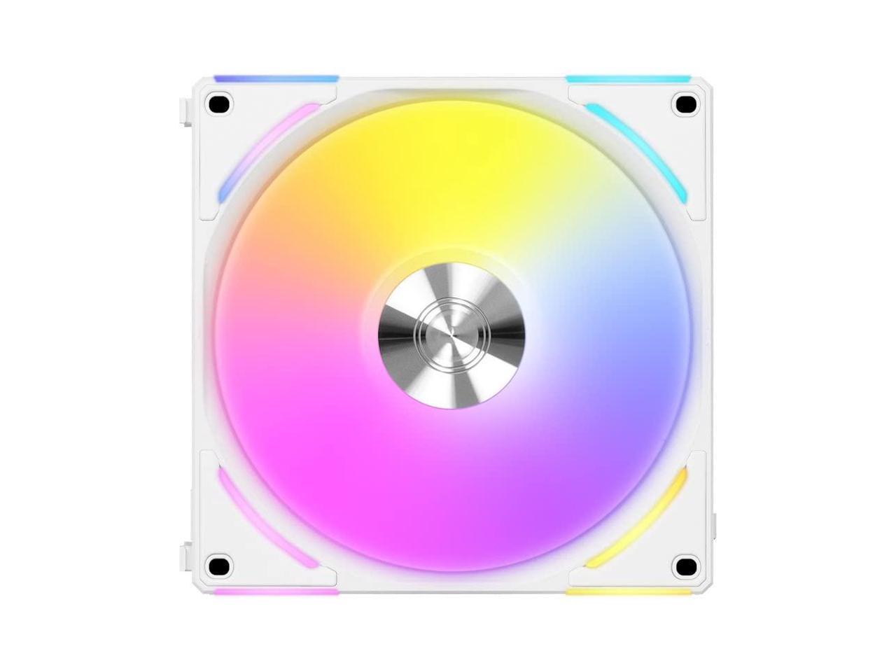 LIAN LI UNI Fan AL140 V2 RGB White  Single Fan Pack without controller - UF-AL140V2-1W (Controller not Included) 5