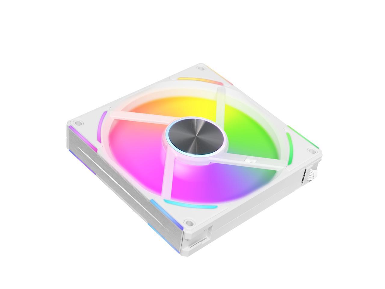 LIAN LI UNI Fan AL140 V2 RGB White  Single Fan Pack without controller - UF-AL140V2-1W (Controller not Included) 2