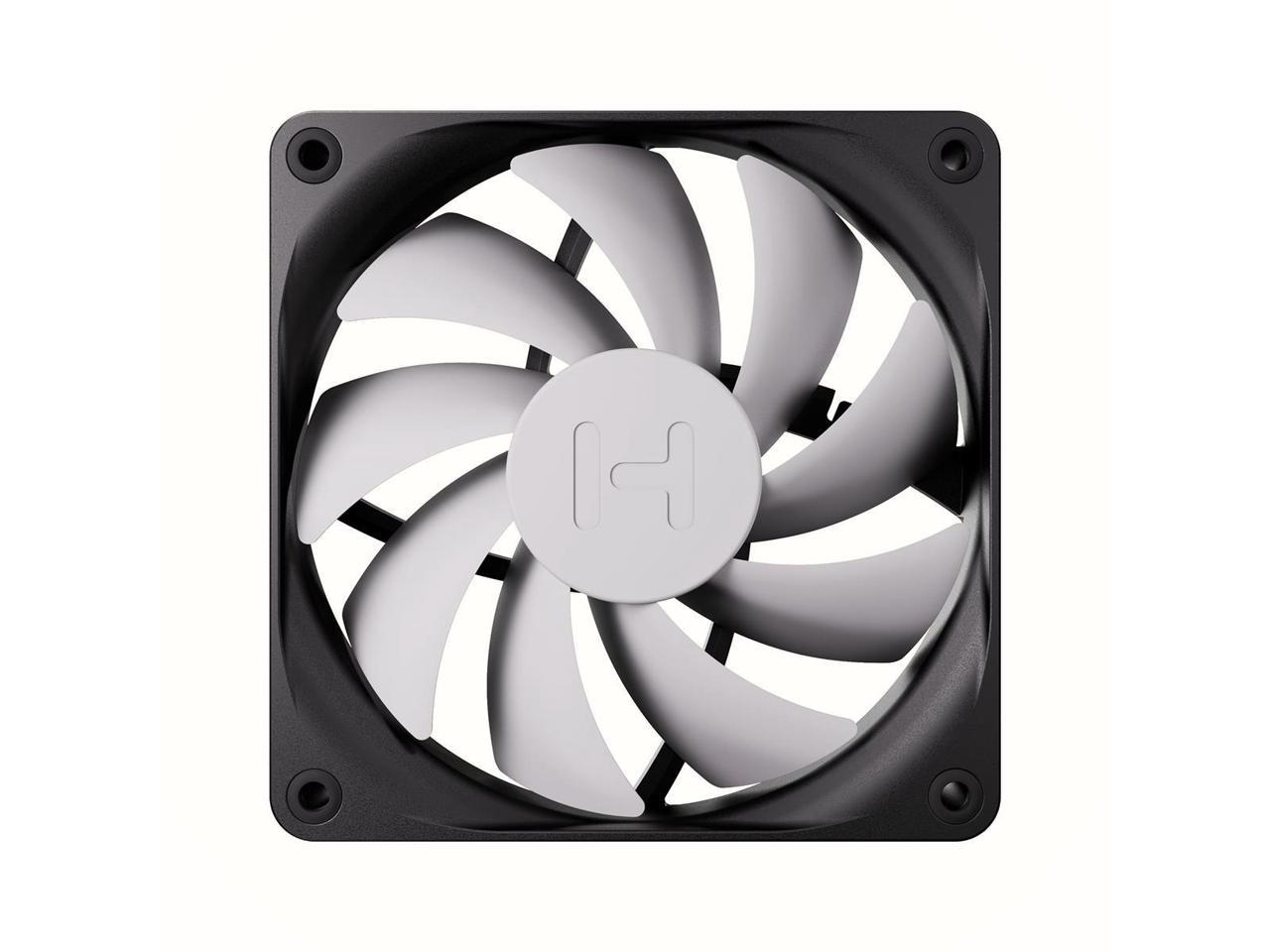 HYTE Flow FA12 Triple Fan Pack (120mm), High Performance PWM Case Fan, 1500RPM, 4-PIN, White 2