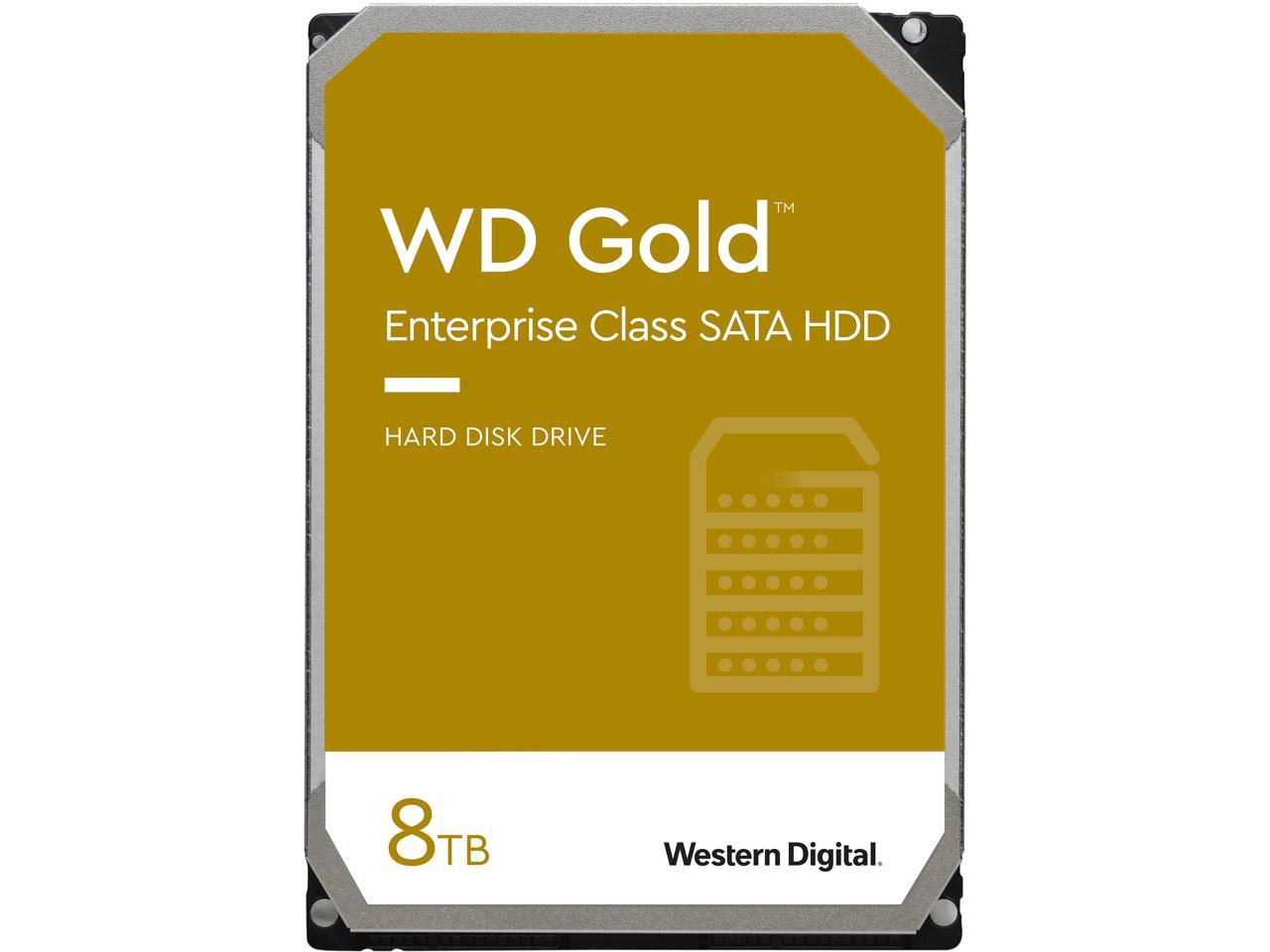 WD Gold 8TB Enterprise Class Hard Disk Drive - 7200 RPM Class SATA 6Gb/s 256MB Cache 3.5 Inch - WD8004FRYZ 1