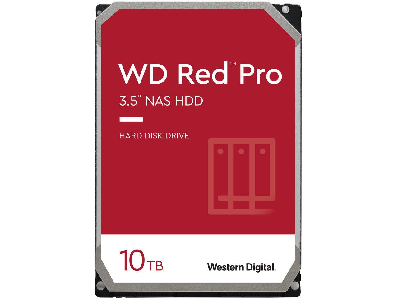 WD Red Pro 10TB NAS Hard Disk Drive - 7200 RPM Class SATA 6Gb/s 256MB Cache 3.5 Inch - WD102KFBX 1