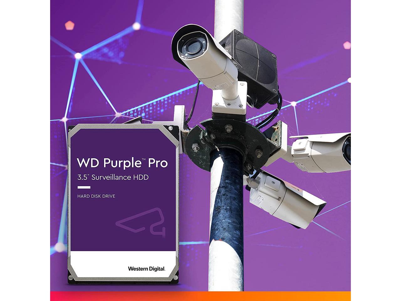 WD Purple Pro WD8001PURP 8TB 7200 RPM 256MB Cache SATA 6.0Gb/s 3.5" Hard Drives 4