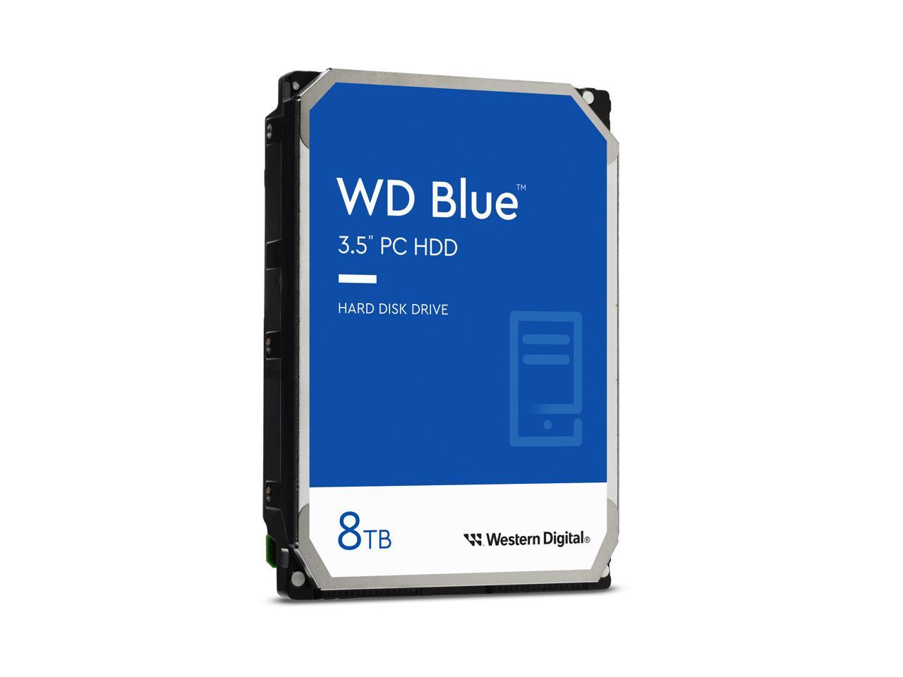 WD Blue 8TB Desktop Hard Disk Drive - 5640 RPM SATA 6Gb/s 256MB Cache 3.5 Inch - WD80EAAZ 3