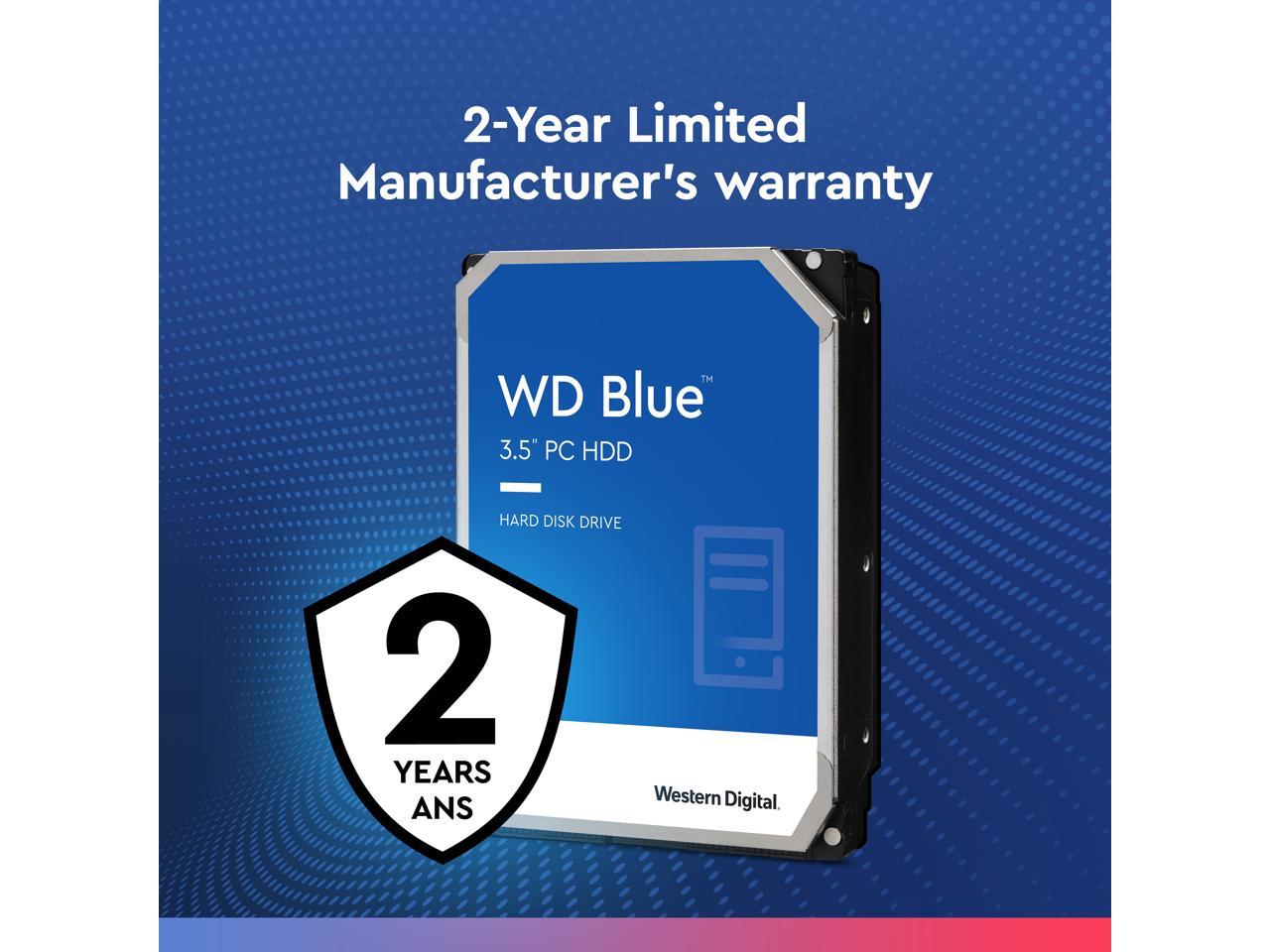 WD Blue 8TB Desktop Hard Disk Drive - 5640 RPM SATA 6Gb/s 256MB Cache 3.5 Inch - WD80EAAZ 4