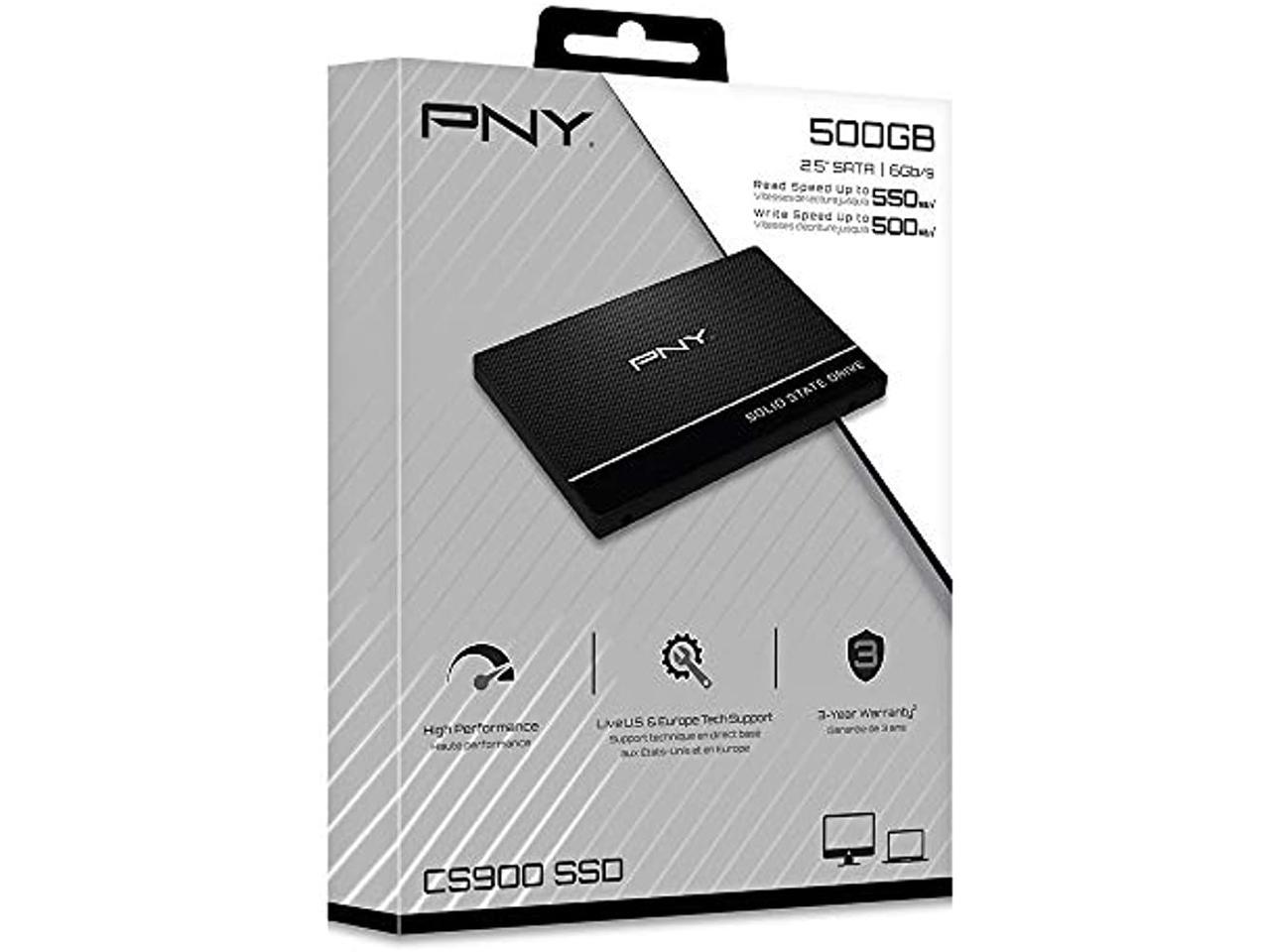 PNY CS900 500GB 2.5" SATA III INTERNAL Solid State Drive (SSD) - SSD7CS900-500-RB 5