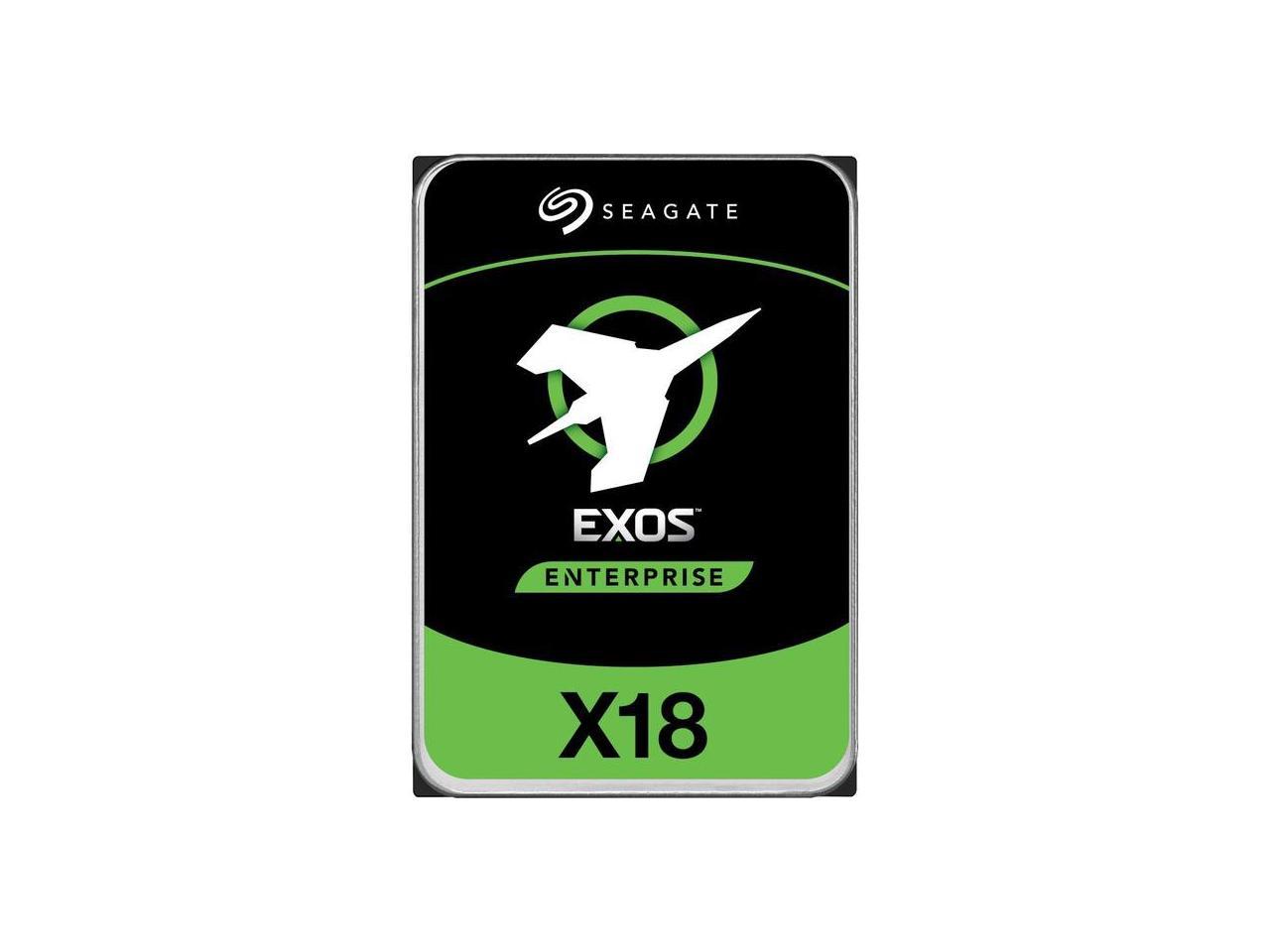 Seagate Exos X18 ST10000NM013G 10 TB Hard Drive - 3.5" Internal - SAS (12Gb/s SAS) - Conventional Magnetic Recording (CMR) Method - Video Surveillance System, Storage System Device Supported - 72 1