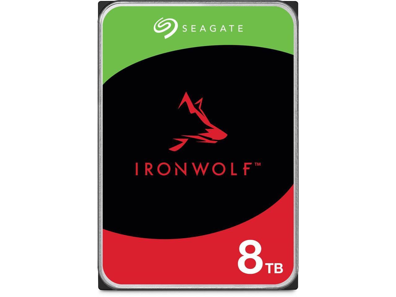 Seagate IronWolf ST6000VN006 6 TB Hard Drive - 3.5" Internal - SATA (SATA/600) - Server, Desktop PC, Workstation Device Supported - 5400rpm 2