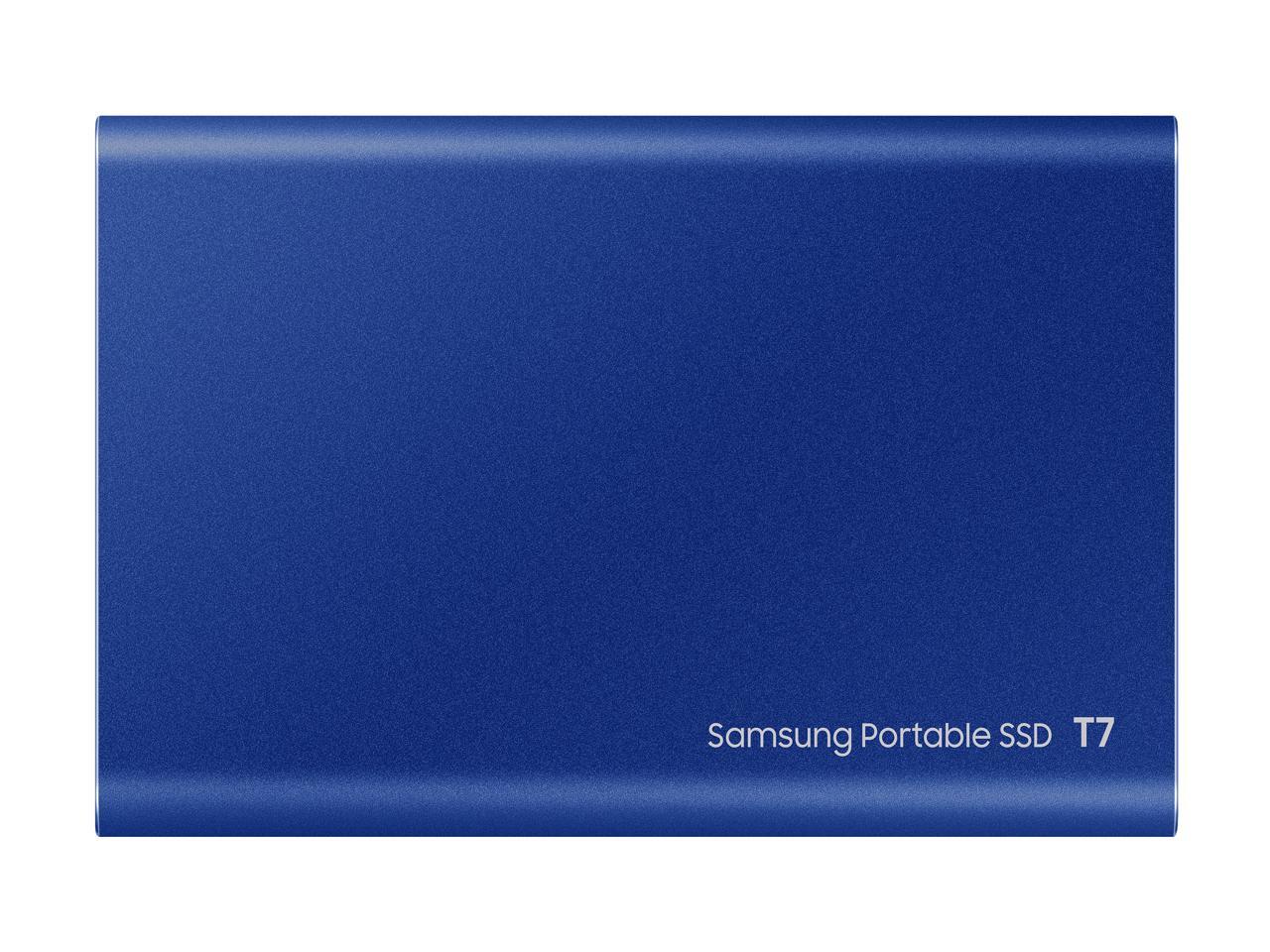 SAMSUNG T7 Portable SSD 2TB  - Up to 1050 MB/s - USB 3.2 Gen 2 External Solid State Drive, Blue (MU-PC2T0H/AM) 4