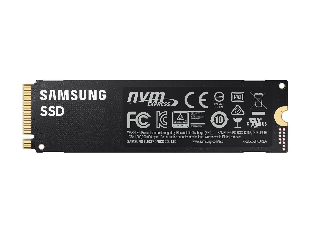 SAMSUNG 980 PRO SSD 2TB, PCIe 4.0 M.2 2280, Speeds Up-to 6,400MB/s Best for High End Computing, Gaming, and Heavy Duty Workstations (MZV8P2T0B/AM) 2