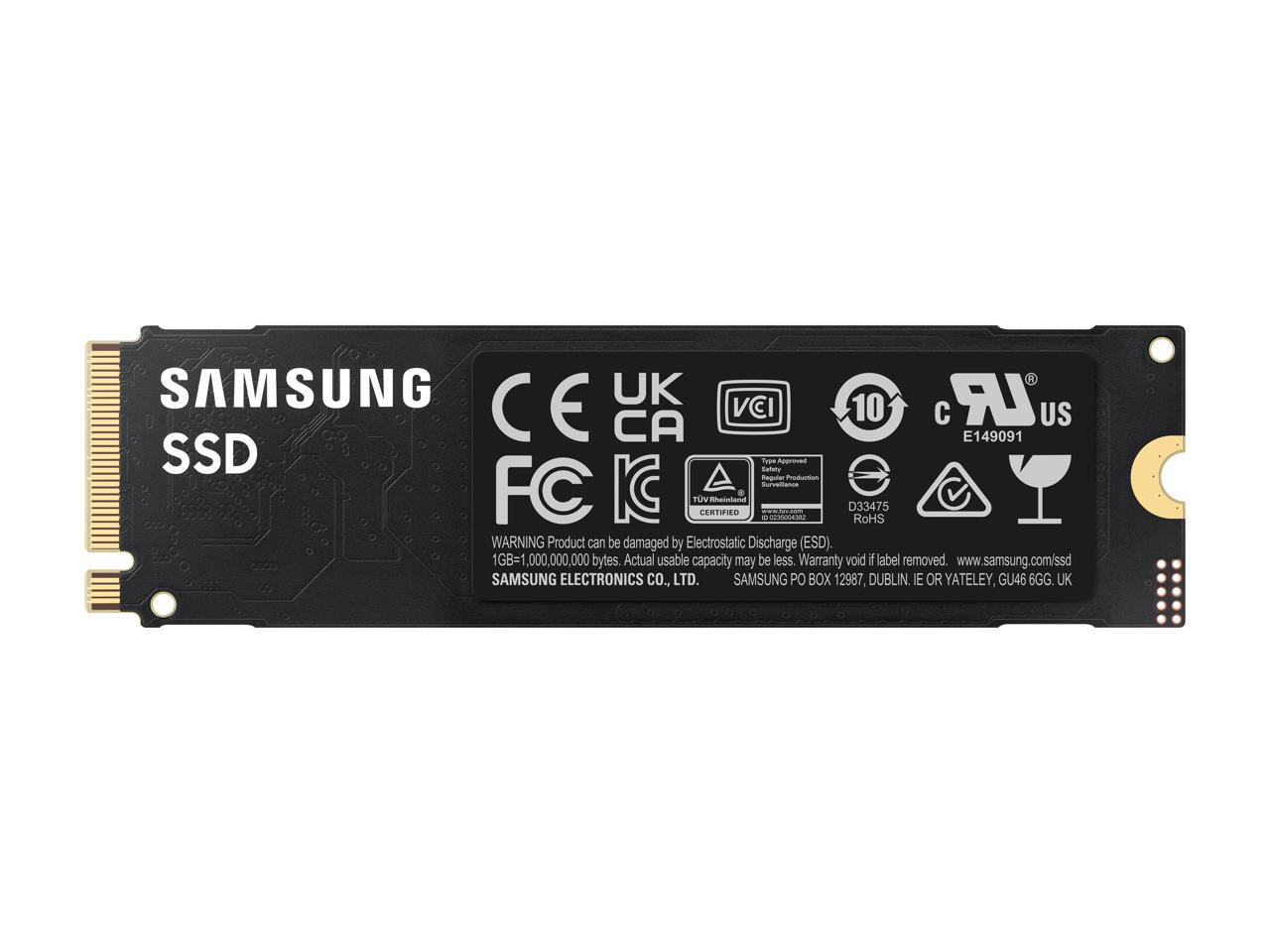 SAMSUNG SSD 990 EVO 2TB, PCIe 5.0 M.2 2280, Seq. Read Speeds Up-to 5,000MB/s (MZ-V9E2T0B/AM) 2