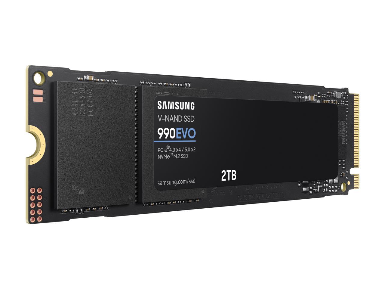 SAMSUNG SSD 990 EVO 2TB, PCIe 5.0 M.2 2280, Seq. Read Speeds Up-to 5,000MB/s (MZ-V9E2T0B/AM) 3