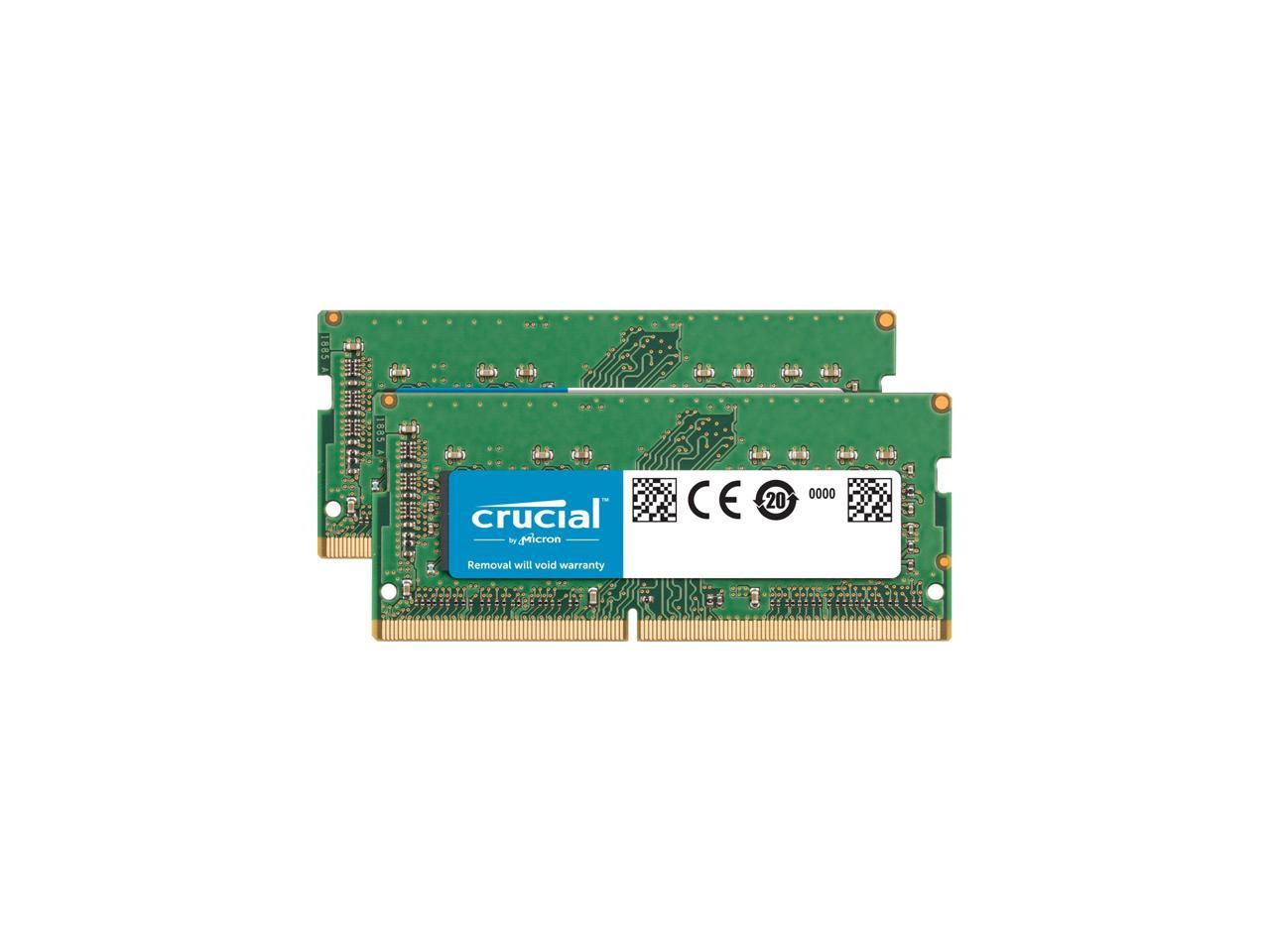 Crucial 32GB (2 x 16GB) DDR4 2666 (PC4 21300) Unbuffered Memory for Apple Model CT2K16G4S266M 1